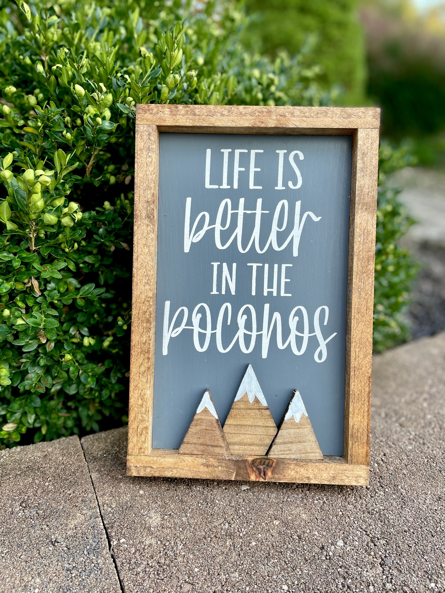 Life is Better in the Poconos 8x12"